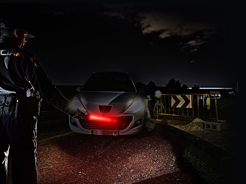 Dyfuzor czerwony Fenix Traffic Wand AOT-S+ Mały