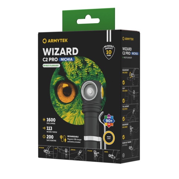 Latarka ARMYTEK Wizard C2 Pro Nichia 1600lm