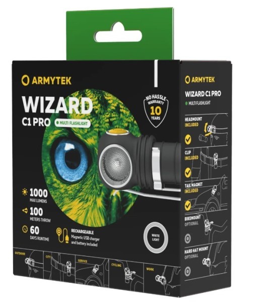 Armytek Wizard C1 Pro latarka 1000 lm białe światło