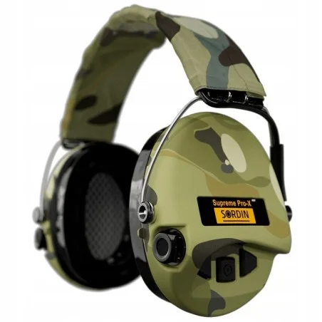 Słuchawki aktywne SORDIN Supreme PRO X LED - Camo