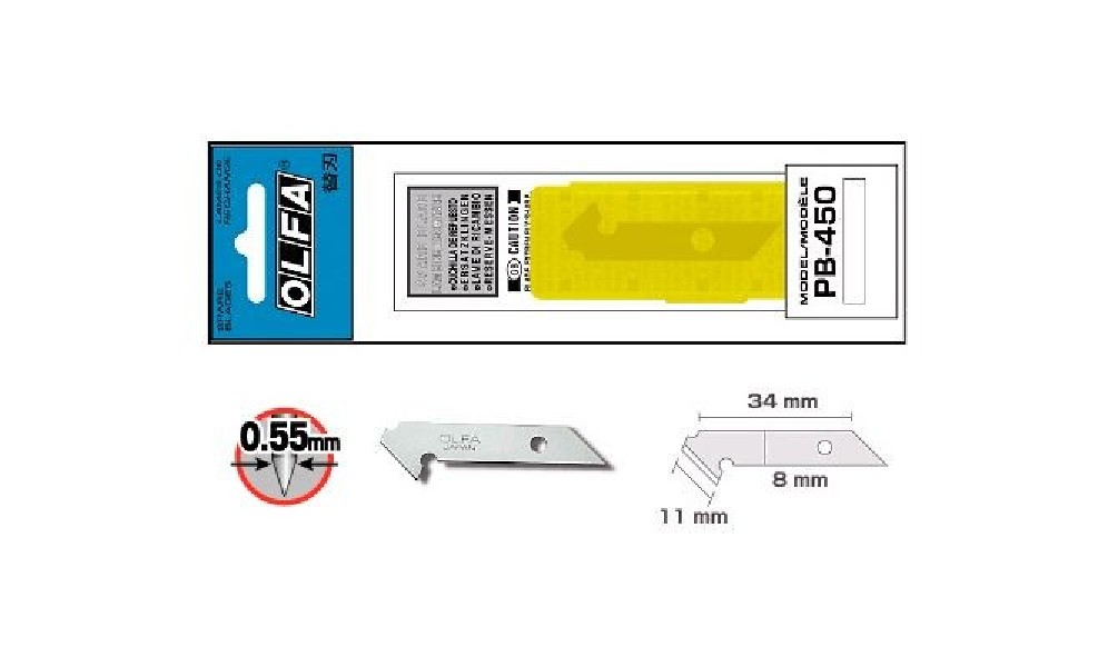 Ostrza do PC-S i P-450 OLFA PB-450