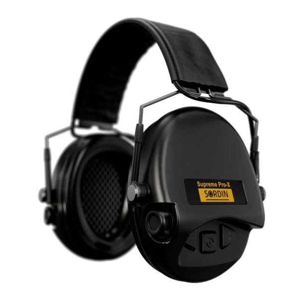 Słuchawki aktywne SORDIN Supreme PRO X SLIM - Czarne|2max.pl