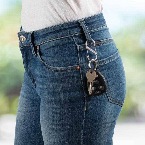 Karabinek Nite Ize S-Biner #2, stal nierdzewna, czarny