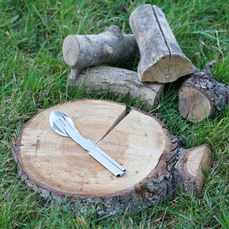 Niezbędnik turystyczny Fosco Zestaw Sztućców 4w1