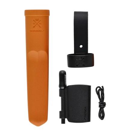 Nóż Morakniv Kansbol z zestawem przetrwania Pomarańczowy - Stal Nierdzewna
