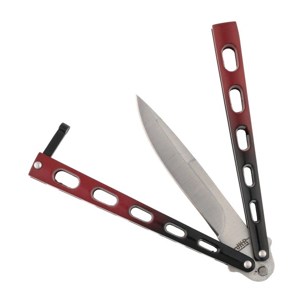 Nóż motylkowy Joker JKR595 Czarno-czerwony -...