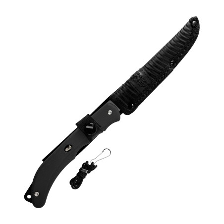 Nóż o stałej klindze Eka DUO Czarny - Stal Nierdzewna Sandvik 12C27