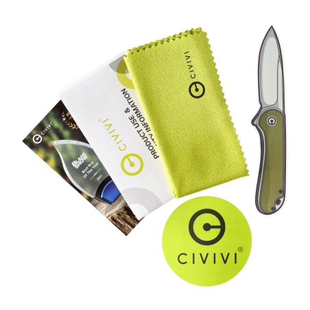 Nóż składany Civivi Elementum II C18062P-3 OD Green - Stal Nierdzewna Nitro-V