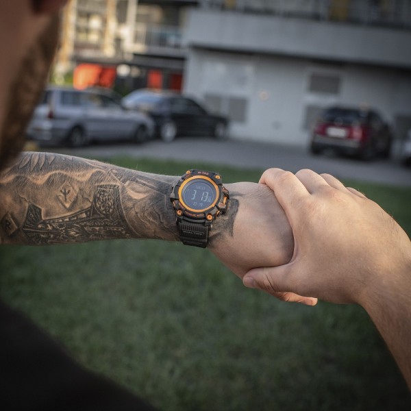 Zegarek Taktyczny M-TAC Adventure, kolor pomarańczowy