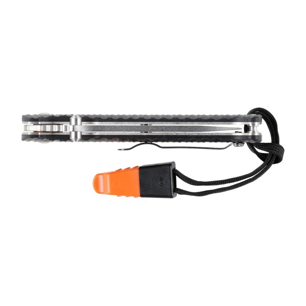 Nóż składany Ganzo G7412P-BK-WS z Gwizdkiem -...