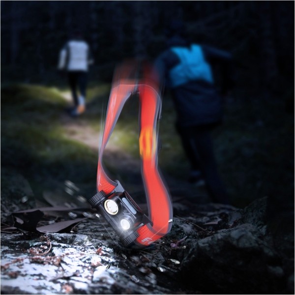 Fenix HM65R-DT czarna latarka czołowa 1500 lm