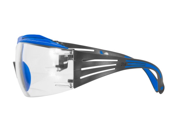 Okulary ochronne bezbarwne 3M Peltor SecureFit 400X - Niebieskie