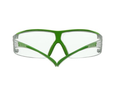 Okulary ochronne bezbarwne 3M Peltor SecureFit - Zielone 2