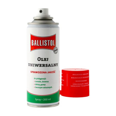 Olej do czyszczenia i konserwacji broni Ballistol Spray 200 ml