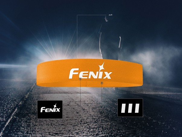 Opaska na głowę Fenix AFH-10 Pomarańczowa