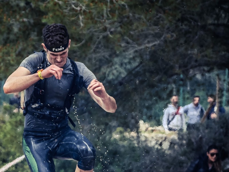 Opaska na głowę Fenix AFH-10 Pomarańczowa