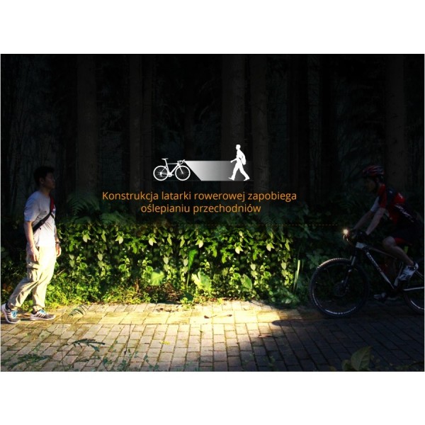 Fenix BC25R latarka rowerowa 600 lm, IP66, micro USB