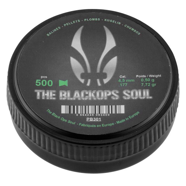 Śrut Black Ops płaski 4,5mm 500 szt.