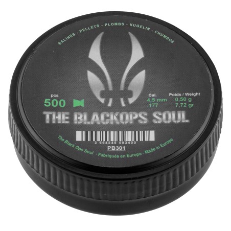 Śrut Black Ops płaski 4,5mm 500 szt.