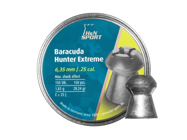 Śrut diabolo H&N Baracuda Hunter Extreme 6,35mm 150 szt.