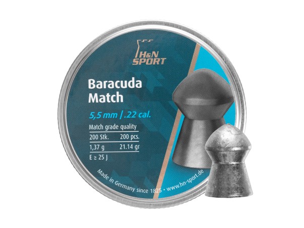 Śrut diabolo H&N Baracuda Match 5,52mm 200 szt.