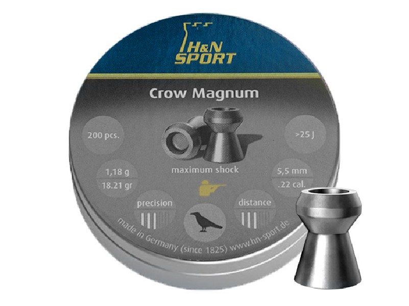 Śrut diabolo H&N Sport Crow Magnum 5,5mm 200 szt.