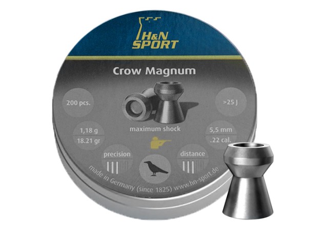 Śrut diabolo H&N Sport Crow Magnum 5,5mm 200 szt.