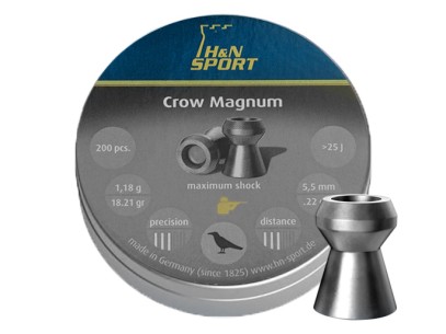 Śrut diabolo H&N Sport Crow Magnum 5,5mm 200 szt. 2