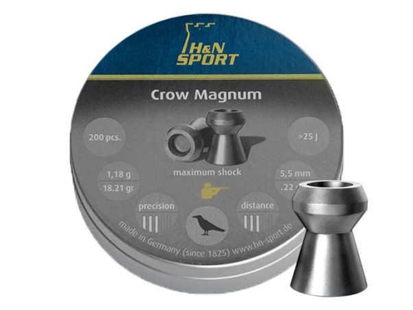 Śrut diabolo H&N Sport Crow Magnum 5,5mm 200 szt.