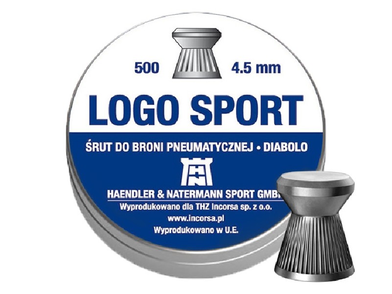 Śrut diabolo H&N Logo Sport 4,5mm 500 szt.