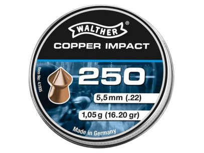 Śrut diabolo Walther Copper Impact 5,5mm 250 szt.
