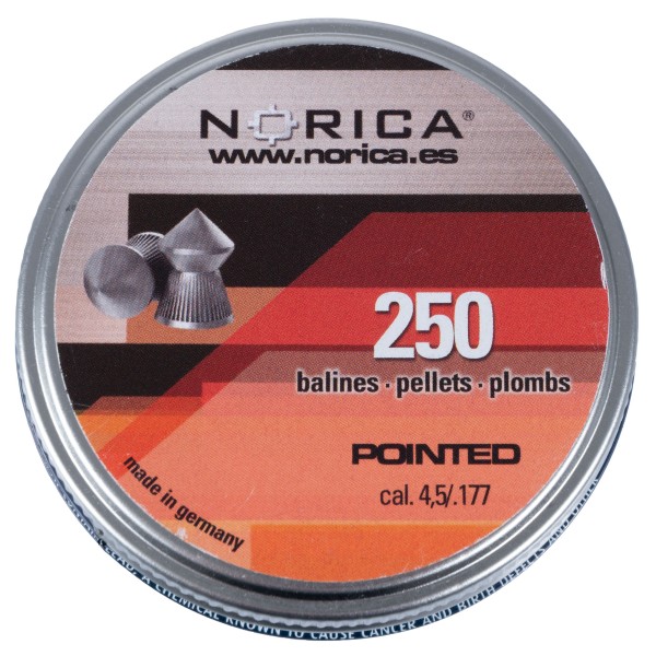Śrut diabolo Norica Pointed 4,5mm 250 szt.