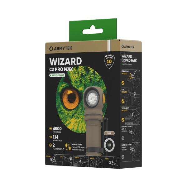 Armytek Wizard C2 Pro Max 4000 lm Piaskowy