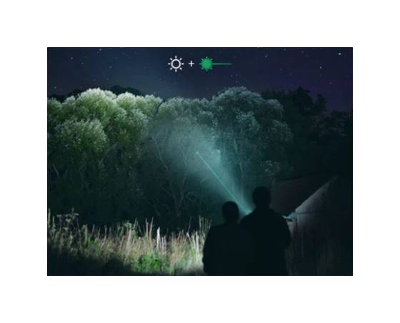 Latarka diodowa Nitecore EDC17 EU 1R Światło Białe 6500K UV i Zielonym Laserem - 1500lm 230m