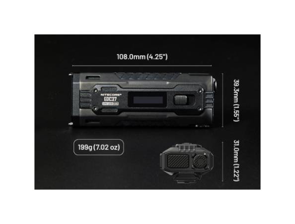 Latarka taktyczna LED Nitecore EDC37 Światło Białe - 8000lm 420m
