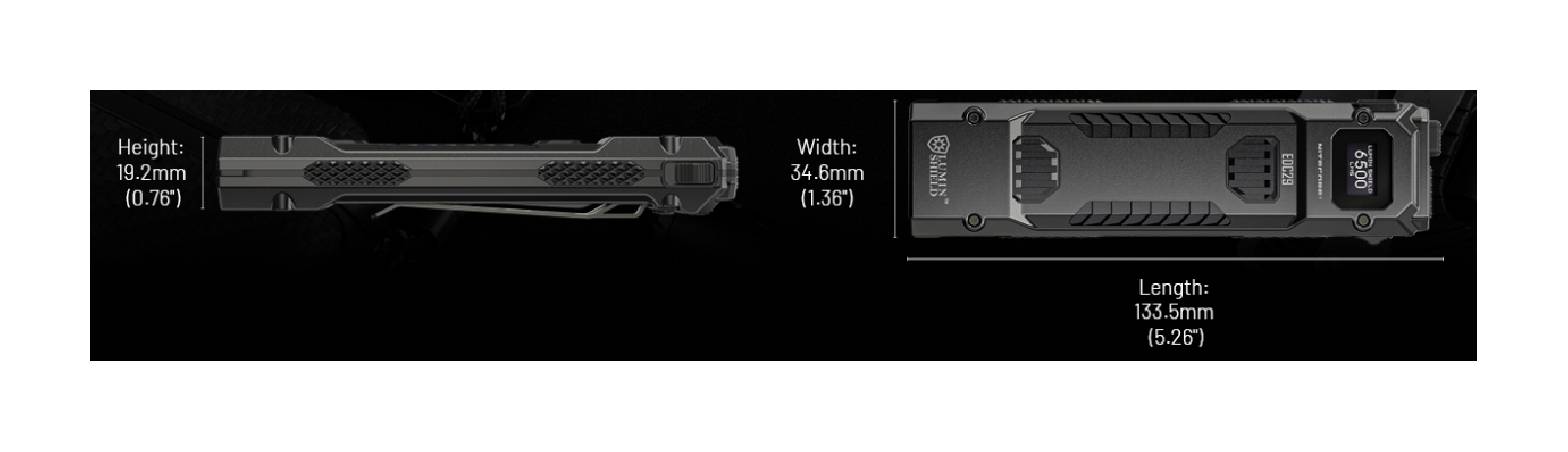 Nitecore LED EDC29 Światło Białe - 6500lm 400m
