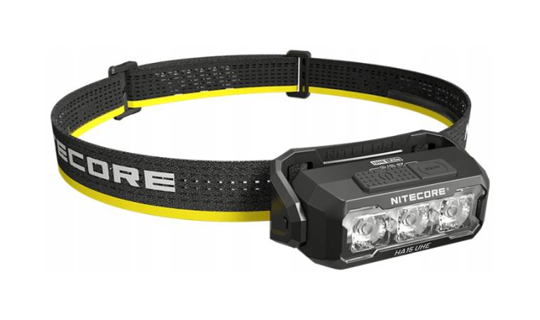 Latarka czołowa LED Nitecore HA15 UHE Światło Białe i Czerwone - 400lm 80m