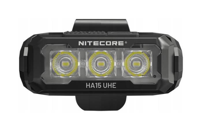 Latarka czołowa LED Nitecore HA15 UHE Światło Białe i Czerwone - 400lm 80m