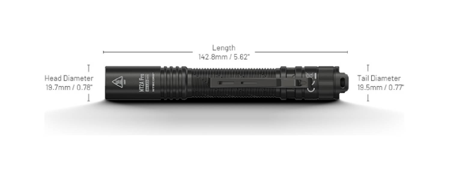 Latarka LED Nitecore MT2A Pro Światło Białe -...