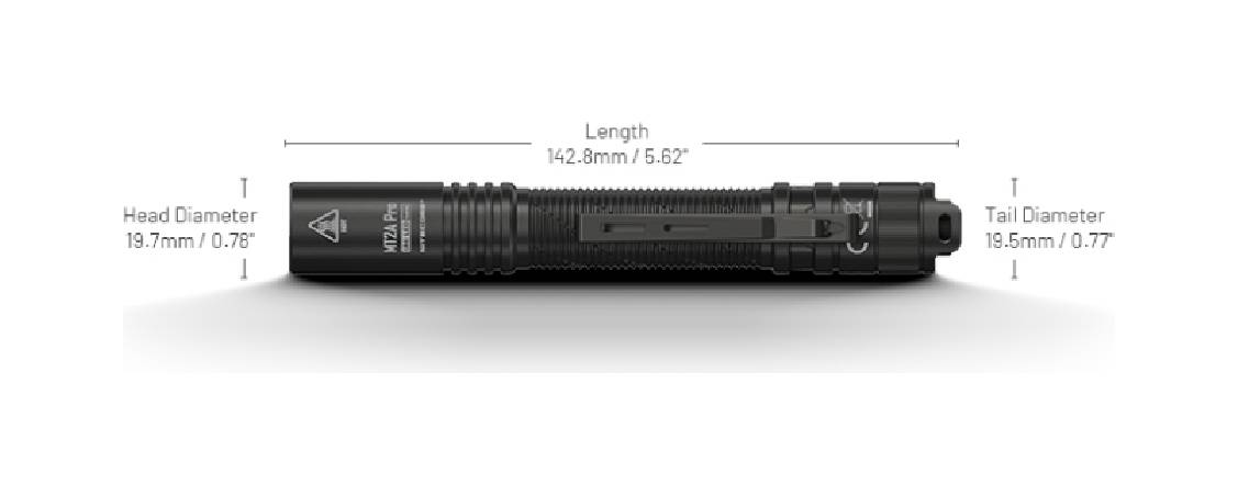 Latarka LED Nitecore MT2A Pro Światło Białe - 1000lm 255m