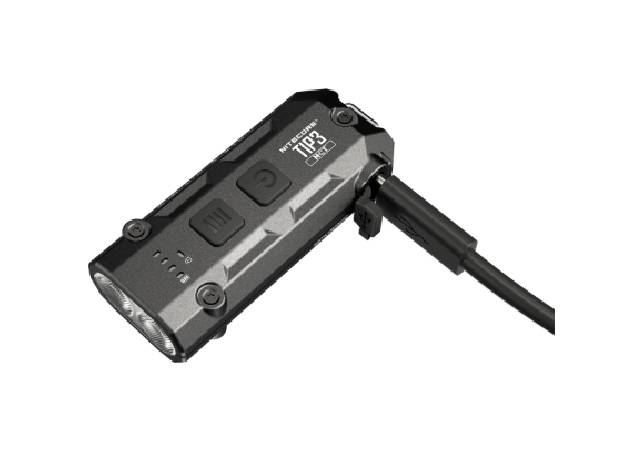 Latarka brelokowa LED Nitecore TIP3 Światło 3000K, 4500K, 6500K Czarna - 720lm 92m