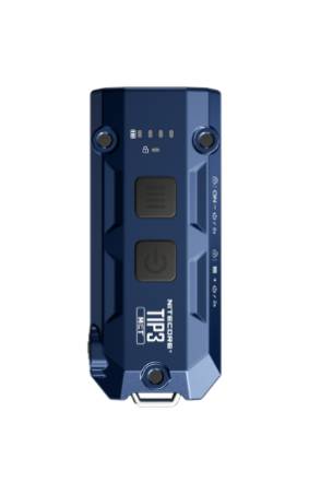 Latarka brelokowa LED Nitecore TIP3 Światło 3000K, 4500K, 6500K Niebieska - 720lm 92m