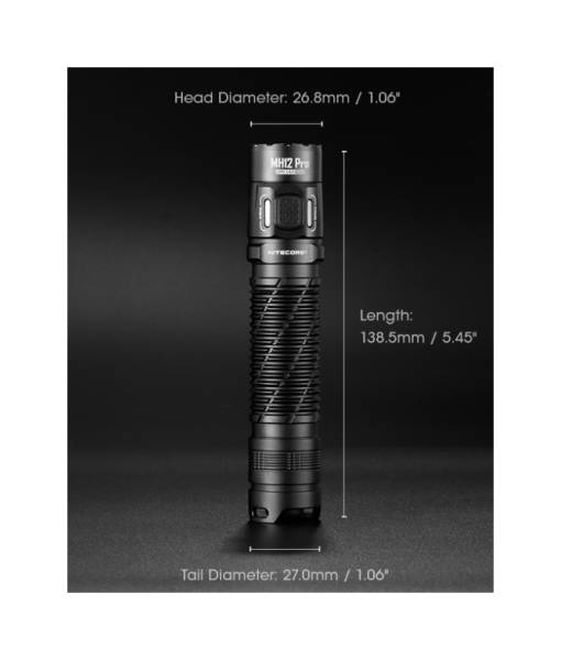 Latarka taktyczna LED Nitecore MH12 Pro Światło...