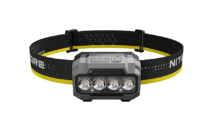 Latarka czołowa LED Nitecore HA23 UHE Światło 3000K, 4500K, 6500K Czarna - 600lm 132m