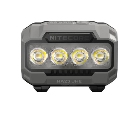 Latarka czołowa LED Nitecore HA23 UHE Światło 3000K, 4500K, 6500K Czarna - 600lm 132m