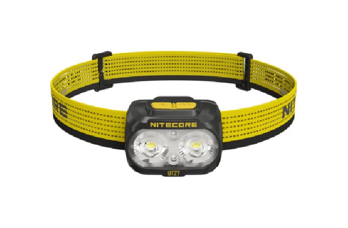 Latarka czołowa LED Nitecore UT27 Pro Światło Białe 3000K, 4500K, 6500K Czarna - 800lm 168m