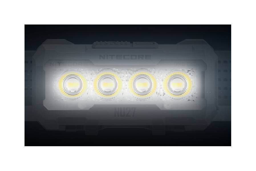Latarka czołowa LED Nitecore NU27 Światło Białe...