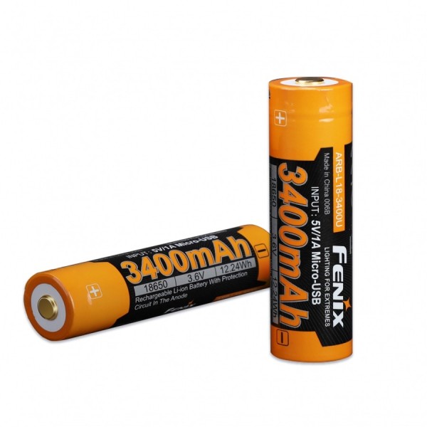 Akumulator FENIX USB 18650 3400 mAh 3,6V