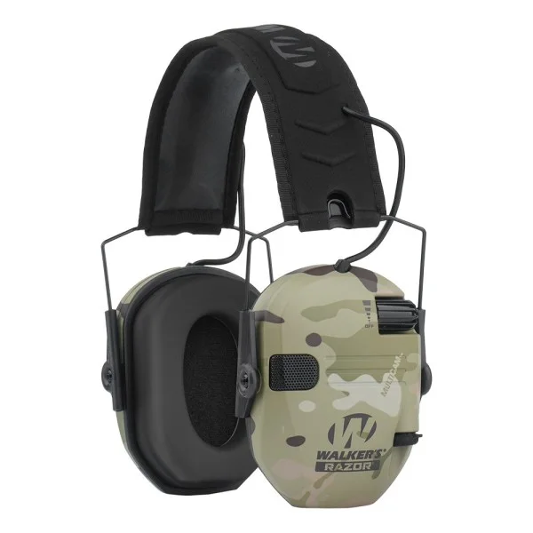 Aktywne ochronniki słuchu WALKER'S Razor Slim - Multicam