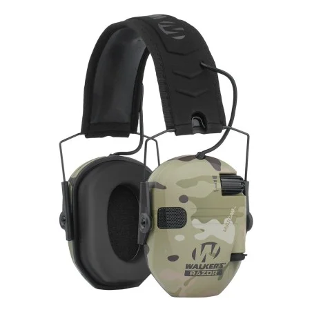 Aktywne ochronniki słuchu WALKER'S Razor Slim - Multicam